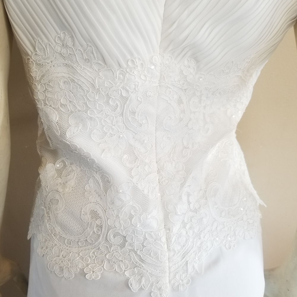 David's bridals maxi wedding dress - Picture 6 of 8